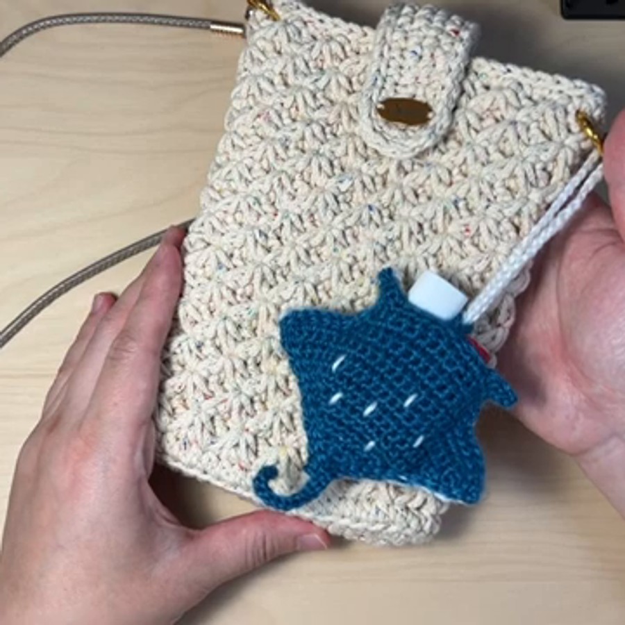Mini Manta Ray Keychain